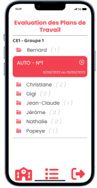 workplan list mobile